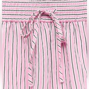 ZARA- striped poplin shorts